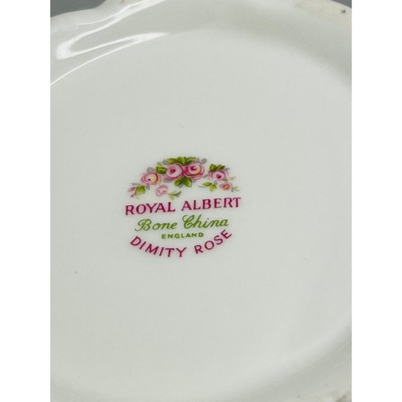 ROYAL ALBERT Dimity Rose Bone China England Teapot and Lid - Picture 6 of 9